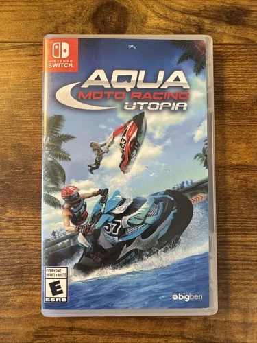 Aqua Moto Racing Utopia Waverunners Nintendo Switch 2022 US Edition CIB Complete