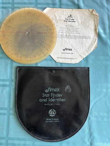 VINTAGE US SIMEX STAR FINDER & IDENTIFIER 2102-D