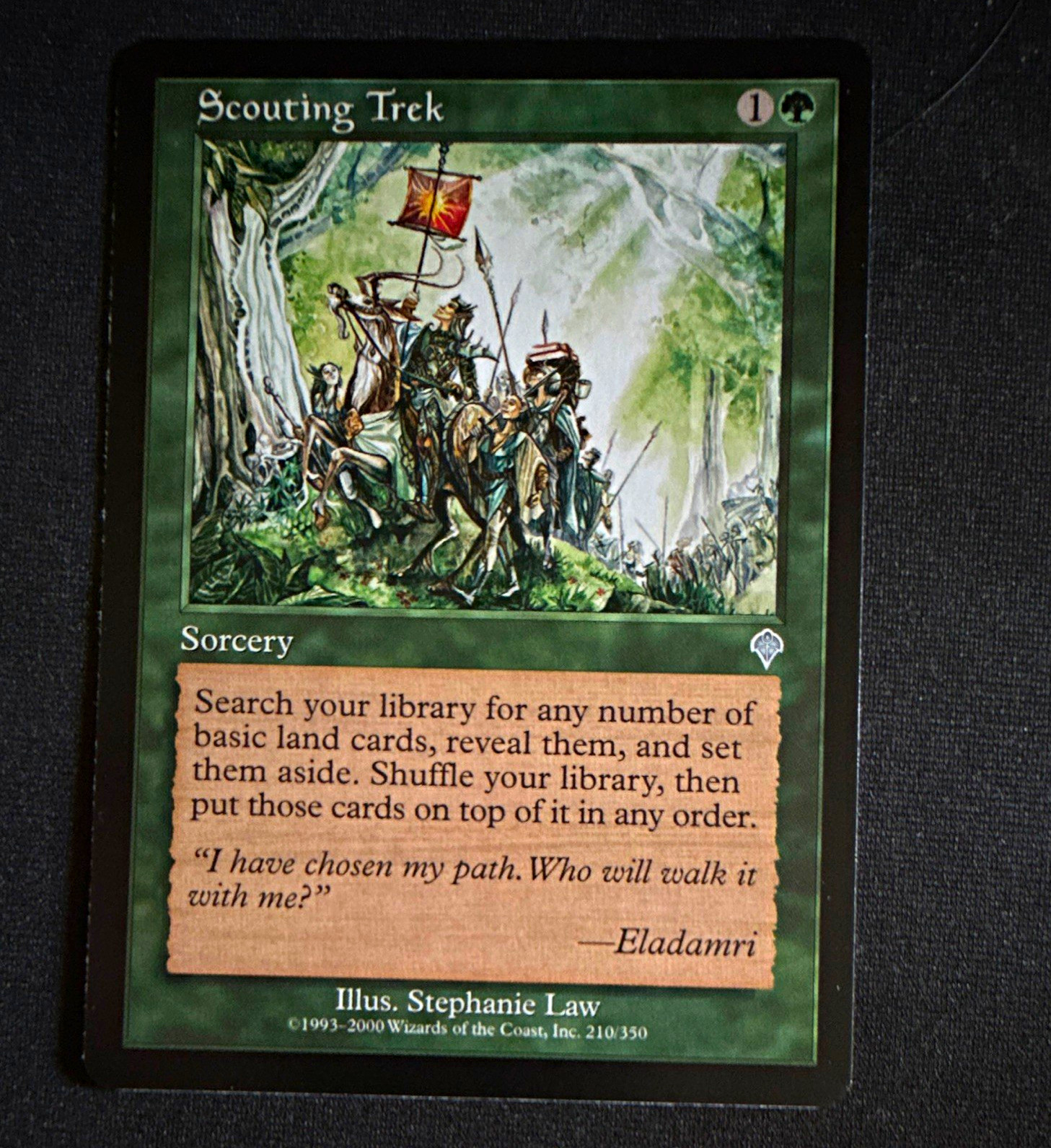 Wizards of the Coast MTG Scouting Trek Invasion Uncommon Regular EN 210/350 2000