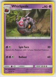 Whirlipede 57/147 Burning Shadows Uncommon