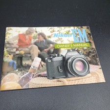 Nikon EM 35mm Film SLR camera Manual Only