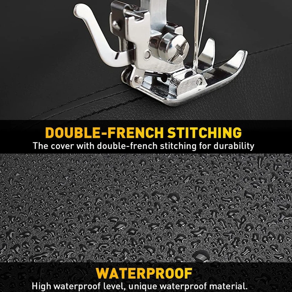 2-10x Fit 04-2015 Nissan Armada Asiento Apoyabrazos Cuero PU Cubierta de Repuesto Negro Foto 4 de 4