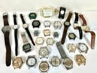 Huge Vintage Timex Watch Lot Untested Marlin Mercury 21 Expedition Parts/Repair