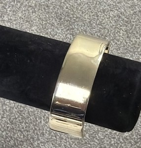 Authentic Vintage Gold Plated High-Polish Open-back Torque Cuff Bracelet