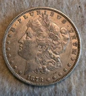 1878 MORGAN SILVER DOLLAR – EARLY YEAR – 90% SILVER