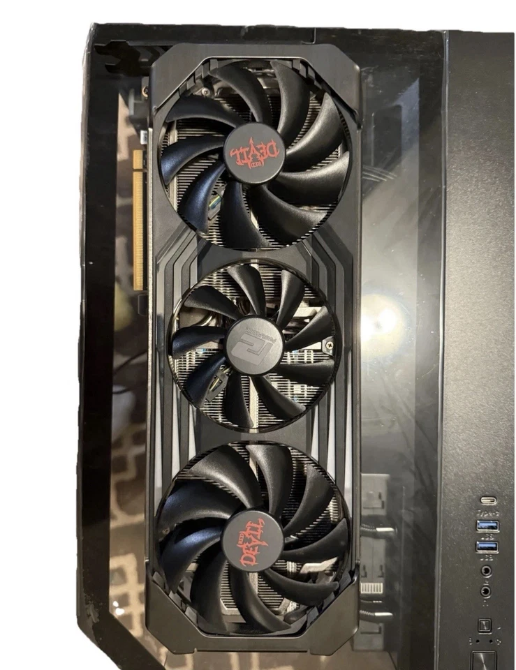 GPU PowerColor Red Devil AMD Radeon RX 6700 XT 12 GB GDDR6 (más barata de perfil) Foto 2 de 4