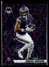 COLOR MATCH 2025 Mosaic #88 Jordan Addison Mosaic No Huddle Purple #/50
