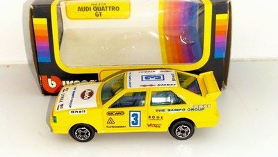 Burago 4114 Audi Quattro Sampo Group Rally neuwertig in Box 1/43