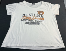 Reiman's Harley-Davidson Kewanee, Illinois Women's Dealer T-Shirt, White-Size 3X