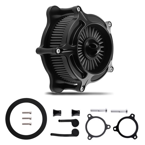 Air Filter Kit for Harley Softail Road King Road Glide 2018 Black - Picture 2 of 12