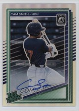 2025 Donruss Optic Rated Prospects Holo Prizm Signatures Cam Smith #173 Auto 8d2