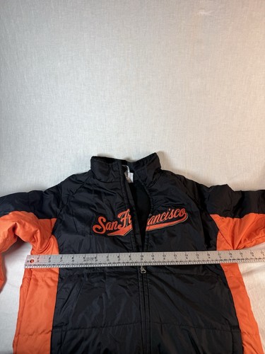 Vintage Majestic San Francisco Giants Jacket STITCHED MLB YOUTH MEDIUM 10/12 EE - Picture 7 of 10