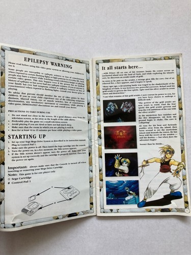 The Story of Thor Sega Mega Drive PAL UK English - Complete With Manual - Foto 7 di 12
