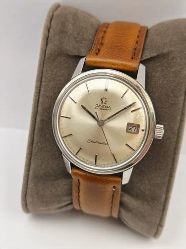 Vintage Omega Seamaster Pearl Dial Date Window Cal 565 Circa 1969