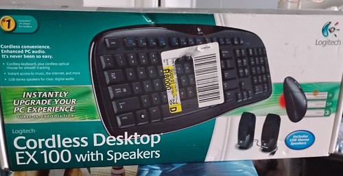Logitec Cordless Desktop EX 110 Brand New Open Box Without Mouse - 第 1/4 張圖片