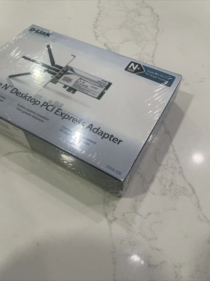 D-Link DWA-556 Xtreme-N Wireless PCI Desktop Adapter With Antenna - brand new - Image 3 of 4