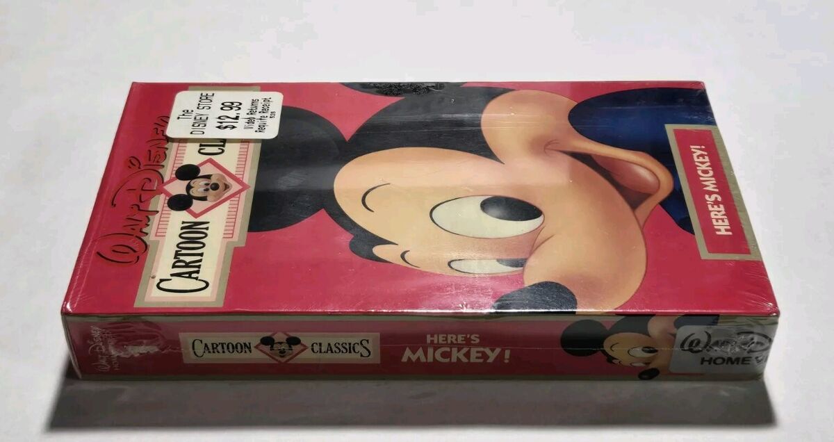 ディズニー 「HERE&#39;S MICKEY」  絵画 Walt Disney Cartoon Classics - V. 1 - Heres Mickey (VHS
