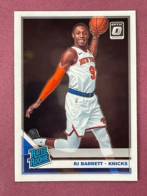 2019-20 Donruss Optic RJ Barrett Rated Rookie Base RC New York Knicks #178