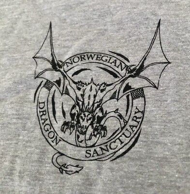 Wizarding Trunk Harry Potter T-SHIRT Dragon Sanctuary Tee 3XL Norwegian