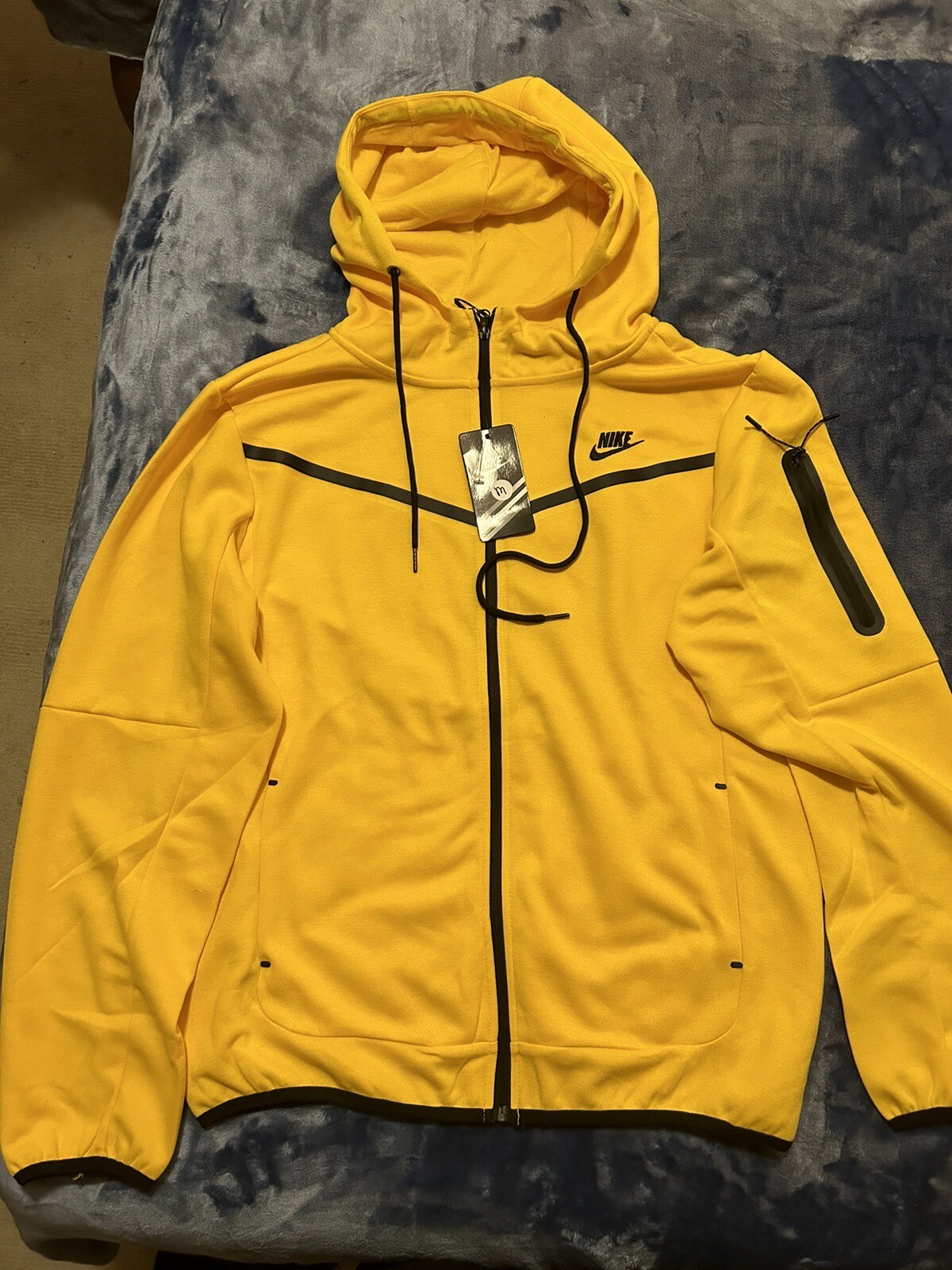 Nike Tech Fleece Tracksuit Full Set Medium New With Tags Yellow eBay