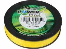 Power Pro Spectra Braided Line HI-Vis Yellow 150 yds - Choose Size FREE SHIPPING