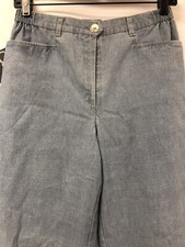 Pants Woman Guycotten 98% Cotton Blue Color New