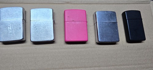 lotto di 5 accendini zippo - Foto 4 di 8