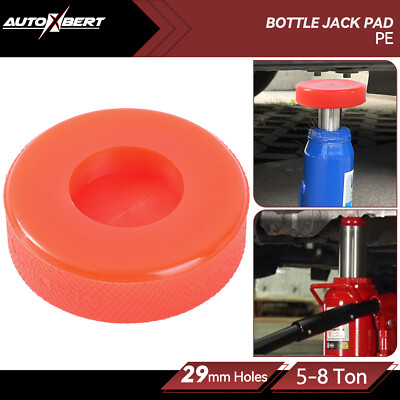 Hydraulic Bottle Jack Adapter Pad Polyethylene Protection 29mm Hole On Bottom