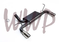 Dual Axle Back Exhaust System Kit For 12-18 Jeep Wrangler JK 3.6L V6 2DR & 4DR