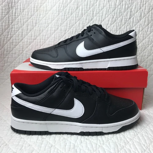 Nike Dunk Low Retro Shoes Men’s SZ 10.5 Black/White Panda 2.0 DV0831-002