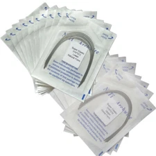 10 Pcs Dental Orthodontic Rectangular Niti/Steel/Thermal Activated Arch Wire