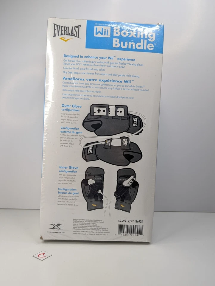 Everlast Wii Boxing Bundle w Gloves Ready 2 Rumble Revolution (Nintendo Wii) New - Image 3 of 4