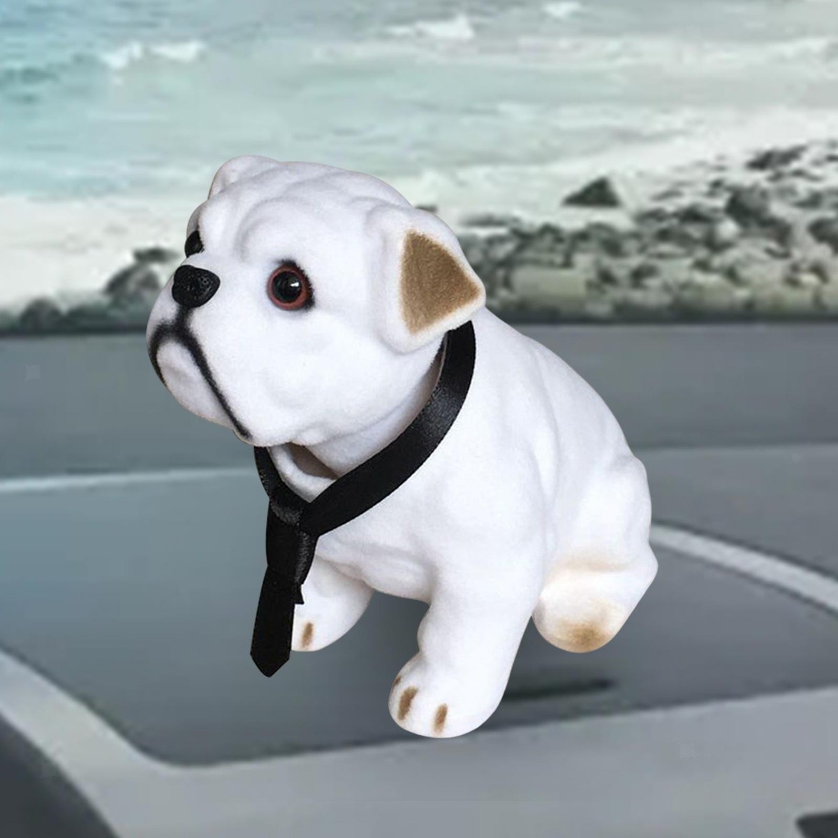 French Bulldog Nodding Dashboard Toys Shaking Head Dog For Car