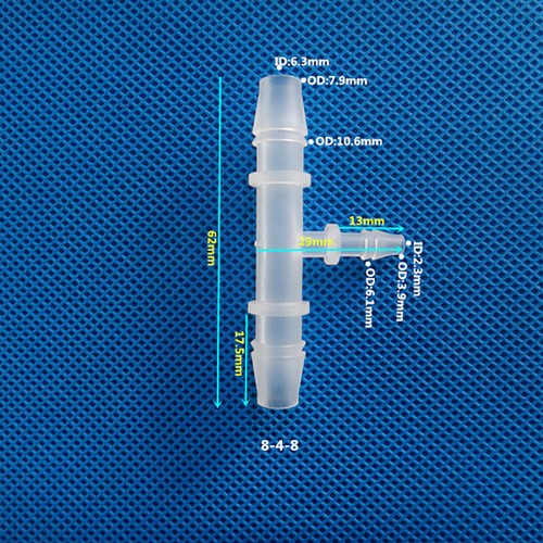 T-Stück Verbinder Schlauchverbinder Reduzierer PP Kunststoff Schlauch Fittings - Picture 18 of 28