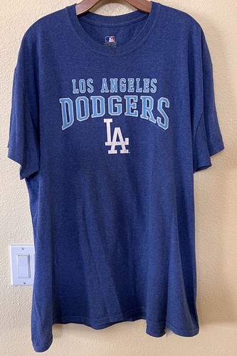 Camiseta para hombre Los Angeles Dodgers MLB Blue Heather LA talla XL CRM1 - Imagen 2 de 4