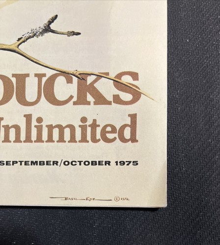 Ducks Unlimited Magazine September/October 1975 Wood Duck EX Condition π₯π₯ - Picture 3 of 9