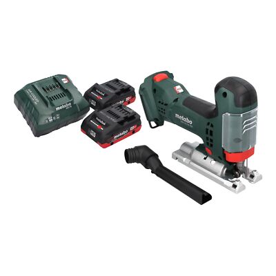 Metabo STA 18 LTX 100 Stichsäge 18 V 100 mm Brushless + 2x LiHD 4,0 Ah + Lader