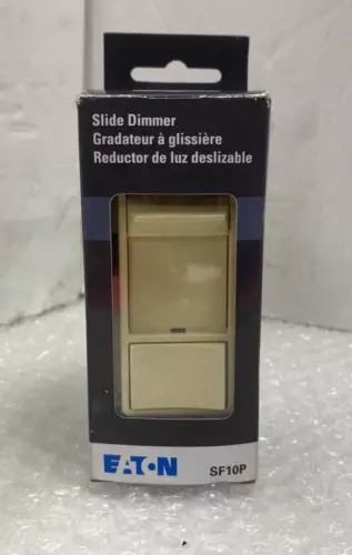 Eaton Lt. Almond 3-Way/Single Pole Preset Slide Dimmer 10V 120/277V AC SF10P