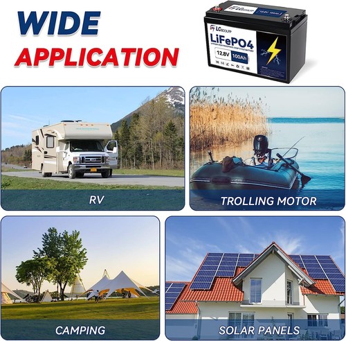 Solar 12V 50Ah 100Ah LGECOLFP Lithium Lifepo4 Battery Pack for RV Marine System - Picture 34 of 35