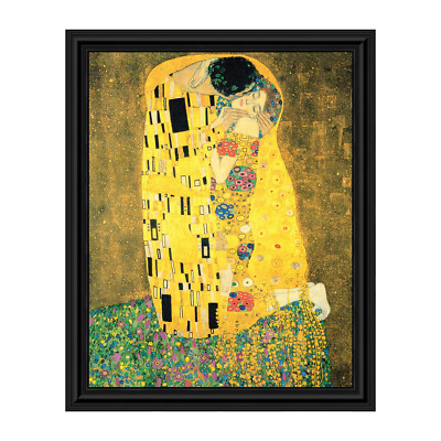 The Kiss by Gustav Klimt, Framed Wall Art Print | eBay