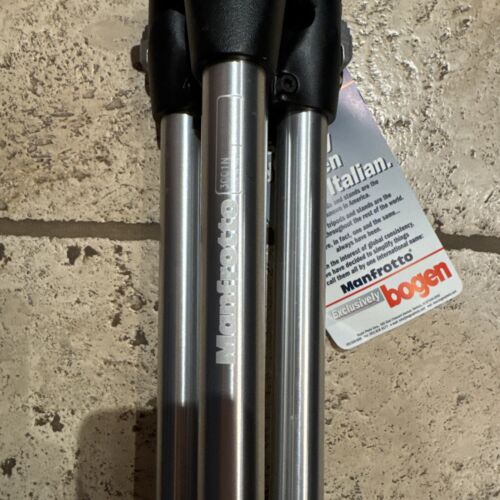 Bogen Manfrotto 3001N Aluminum Professional Video Camera Tripod New without Box - Picture 2 of 5