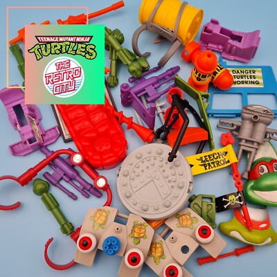 Vintage Teenage Mutant Ninja Turtles TMNT Fahrzeug & Spielset Teile Zubehör 80 90er