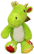 Make Believe Ideas Dragon Sensory Snuggables Plush Taggies Rattle Stuffed Animal