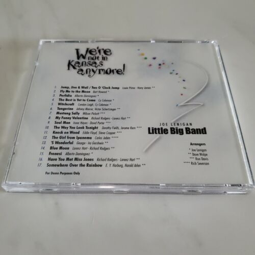 Joe Lenigan Little Big Band - Demo CD - We're Not In Kansas Anymore! - 2000 - Foto 3 di 3