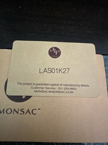 Monsac Leather Clutch With Strap - Picture 3 of 12