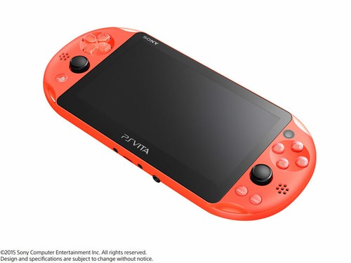 USADO PS Playstation vita Wi-Fi modelo NARANJA NEÓN con todos los artículos ZA24 JAPÓN - Imagen 5 de 9