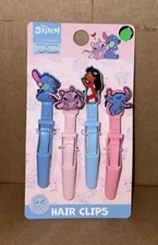 Disney Lilo & Stitch Crocodile Sectioning Hair Clips New