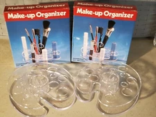 2 Lot 50 Sections Storage Make Up Organizers Crafts Hobbies Clear Paint Palettes