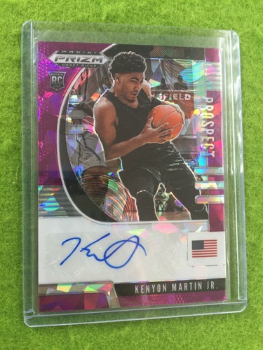 KENYON MARTIN JR AUTO ICE PRIZM ROOKIE CARD AUTOGRAPH RC 2020 Prizm ROCKETS #/99 - Picture 7 of 12