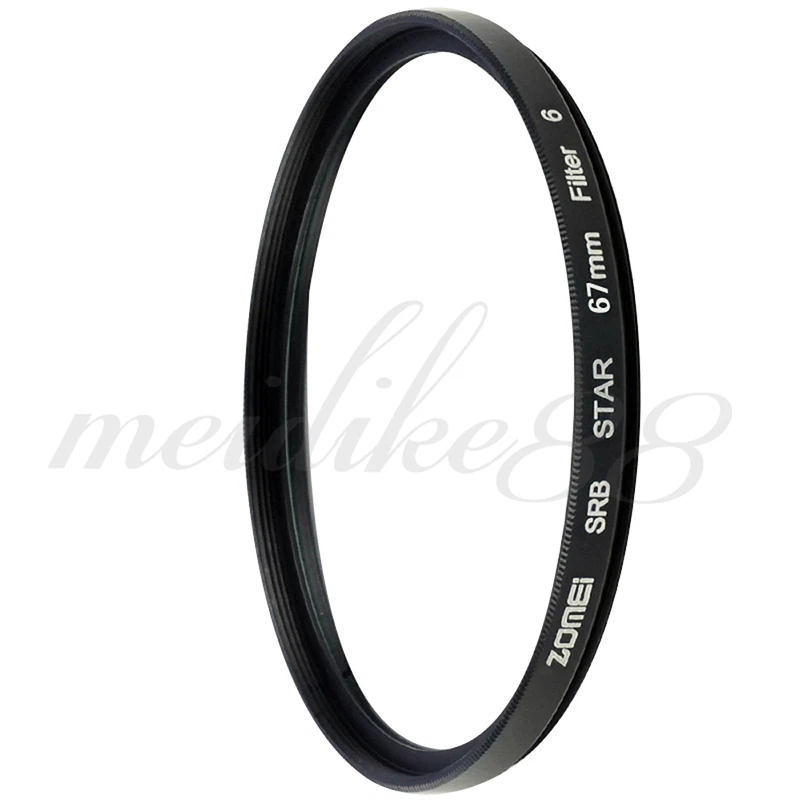 ZoMei 67mm Star-Effect Cross Starburst Twinkle Lens + 4+6+8 Points Star Filter - Image 3 of 4